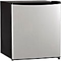 Midea WHS65LSS1 Refrigerator - 1.60 ft³ - Manual Defrost - Reversible - 120 V AC - 75 W - Stainless Steel 1 thumbnail image