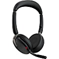 Jabra Evolve2 65 Flex Headset - Stereo - Wireless - Bluetooth - 98.4 ft - 20 Hz to 20 kHz - On-ear - Binaural - 2669998999901 1 thumbnail image