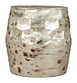 Zuo Modern Pam Iron Round End Table, 21-5/16”H x 22-1/4”W x 19-5/16”D, Antique Beige 1 thumbnail image