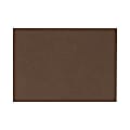 LUX Mini Flat Cards, #17, 2 9/16" x 3 9/16", Chocolate Brown, Pack Of 50