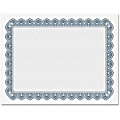 Geographics® Parchment Paper Certificates, Natural Diplomat Border, 8-1/2" x 11", Blue, Pack Of 50 Sheets 1 thumbnail image