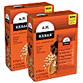 RXBAR A.M. Peanut Butter Dark Chocolate Protein Bars, 1.9 Oz, 5 Bars Per Box, Pack Of 2 Boxes