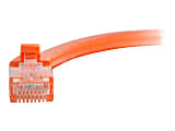 C2G 30ft Cat6 Snagless Unshielded (UTP) Ethernet Network Patch Cable - Orange - Patch cable - RJ-45 (M) to RJ-45 (M) - 30 ft - UTP - CAT 6 - snagless, stranded - orange
