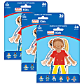 Carson Dellosa Education Cut-Outs, All Are Welcome Kids, 36 Cut-Outs Per Pack, Set Of 3 Packs