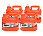 GOJO® Natural Orange Pumice Heavy-Duty Lotion Hand Soap Cleaner, Citrus Scent, 128 Oz, Carton Of 4 Bottles