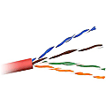 Belkin Cat. 5E STP Bulk Patch Cable - 1000ft - Red 1 thumbnail image
