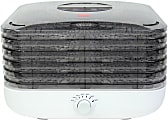 Ronco 5-Tray EZ Store Turbo Food Dehydrator, 8-1/2” x 13”, White 1 thumbnail image