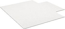ES Robbins EverLife Chair Mat For Low Pile Carpet, 45" x 53", Clear