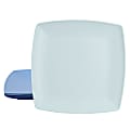 Gibson Home Grayson 4-Piece Square Melamine Dinner Plate Set, 10-1/2", Assorted Blue 1 thumbnail image