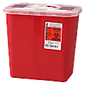 Unimed Sharps Container With Rotor Lid, 2 Gallon