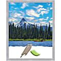 Amanti Art Grace Brushed Nickel Picture Frame, 24" x 30", Matted For 22" x 28" 1 thumbnail image