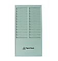 PaperCloud Time Card Rack, 24 Pockets, 16.4"H x 8.2"W x 1.4"D, Gray, PCTCR24 1 thumbnail image