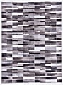 Linon Bingham Area Rug, 6-29/50' x 9-29/50', Memphis, Gray/Ivory 1 thumbnail image