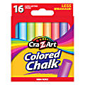 Cra-Z-Art Classic Colored Chalk, Assorted Colors, Pack Of 16 Pieces