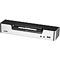 ATEN 2-Port USB DVI Dual View KVMP Switch-TAA Compliant - 2 Computer(s) - 1 Local User(s) - 2560 x 1600 - 1 x Network (RJ-45) - 6 x USB - 6 x DVI 1 thumbnail image