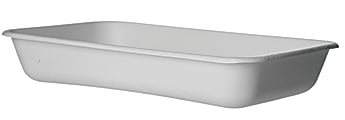 Eco-Products WorldView Rectangle Sugarcane Take-Out Containers, 10" x 7", White, Pack Of 200 Containers 1 thumbnail image