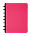 TUL™ Custom Note-Taking System Discbound Notebook, Junior Size, 5 1/2" x 8 1/2", Pink