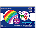 Prang® Painting Paper Pads, 18" x 12", White, 40 Sheets Per Pad, Pack of 3 Pads