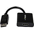 StarTech.com DisplayPort to HDMI Active Video and Audio Adapter Converter - DP to HDMI - 1920x1200 1 thumbnail image
