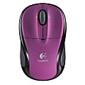 Logitech® V220 Cordless Optical Mouse For Notebooks, Purple