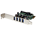 StarTech.com 4 Port PCI Express PCIe SuperSpeed USB 3.0 Controller Card Adapter with UASP - SATA Power 1 thumbnail image