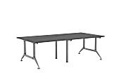 Mayline® Even™ Engineered Wood Work Table, 4-Person, 144"W, Driftwood