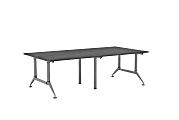 Mayline® Even™ Engineered Wood Work Table, 4-Person, 144"W, Driftwood 1 thumbnail image