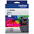 Brother® LC401XL Magenta High-Yield Ink Cartridge, LC401XLM