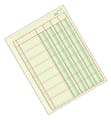 Adams® Analysis Pad, 8 1/2" x 11", 100 Pages (50 Sheets), 4 Columns, Green