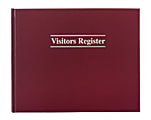 Adams® Visitor Registration Book, 8 1/2" x 11 1/2", 112 Pages, Black 1 thumbnail image