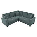 Bush® Furniture Stockton 87"W L-Shaped Sectional Couch, Turkish Blue Herringbone, Standard Delivery 1 thumbnail image