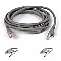 Belkin Cat5e Patch Cable - RJ-45 Male Network - RJ-45 Male Network - 4ft - Gray