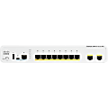 Cisco Catalyst 2960-C Ethernet Switch - 8 Ports - Manageable - Gigabit Ethernet, Fast Ethernet - 10/100/1000Base-T, 10/100Base-TX - 2 Layer Supported - 2 SFP Slots - Power Supply - Twisted Pair , Desktop, Wall Mountable 1 thumbnail image