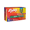 EXPO® Ink Indicator Dry-Erase Markers, Chisel Tip, Green, Box Of 12 1 thumbnail image