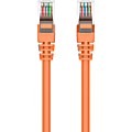 Belkin Cat5e Patch Cable - RJ-45 Male Network - RJ-45 Male Network - 10ft - Orange