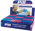 DM Merchandising The Pill Pack Weekly Pill Organizer, 1"H x 3-3/4"W x 2-13/16"D, Assorted Colors 1 thumbnail image