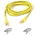 Belkin Cat5e Patch Cable - RJ-45 Male - RJ-45 Male - 6ft - Yellow