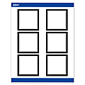 Avery® Print-To-The-Edge Labels & Sure Feed®, S00-DM3-PRWMP10, 3" x 3", Matte White, Preprinted Double Black Border Design, Pack Of 60 1 thumbnail image