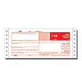 ComplyRight 1098-E Continuous Tax Forms, Copies A, State, B And C, 4-Up, 9" x 11", Pack Of 100 Forms 1 thumbnail image