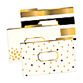 Barker Creek Tab File Folders, 8 1/2" x 14", Legal Size, 24K Gold, Pack Of 9 1 thumbnail image