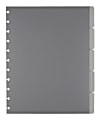 TUL® Discbound Tab Dividers, Letter Size, Gray, Pack of 5