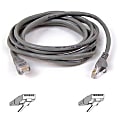 Belkin Cat6 Patch Cable - RJ-45 Male Network - RJ-45 Male Network - 10ft - Gray 1 thumbnail image