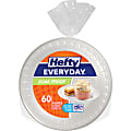 Hefty Everyday Soak Proof 7" Plates - 8 / Pack - 7" Diameter Plate - Foam - Disposable - White - 480 Piece(s) / Carton