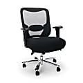 OFM Essentials Big And Tall Mesh Mid-Back Chair, Black 1 thumbnail image