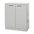 South Shore Axess 2-Door Storage Cabinet, Soft Gray