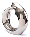 Zuo Modern Ring Figurine, 15 15/16"H x 14 5/8"W x 4 1/2"D, Silver