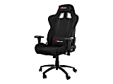 Arozzi Inizio - Chair - ergonomic - armrests - T-shaped - tilt - swivel - metal, nylon, fabric - black