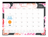 Blue Sky™ Monthly Desk Pad Calendar, 22" x 17", Joselyn, January to December 2021, 102714 1 thumbnail image