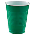 Amscan Plastic Cups, Festive Green, Set Of 150 Cups