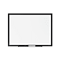 U Brands Magnetic Dry-Erase Whiteboard, 23" x 17", Aluminum Frame With Black Finish